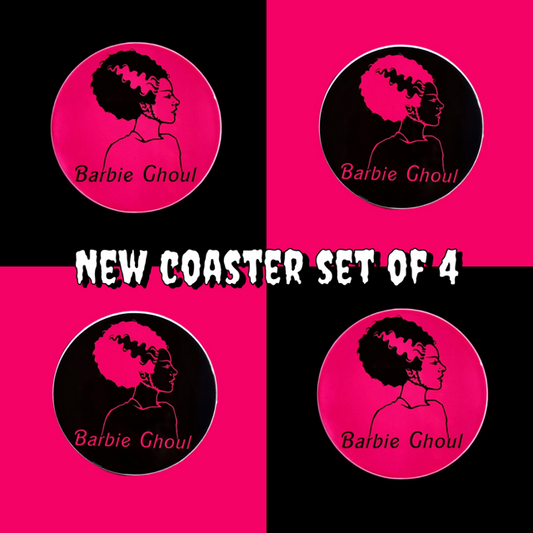 Barbie Ghoul Coaster Set (Set of 4)
